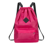 IC Drawstring Ryggsäck Sport Gym Bag med Skofack