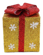 Juldekoration presentförpackning Fönstervy dekoration Snowflake presentförpackning