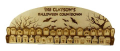Halloween Dekoration i Trä - Kalender Ornament Hantverk Dekorationstillbehör