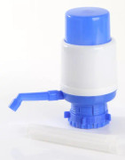 Manuell vattenflaska pump enkel dricksvattenpump enkel bärbar manuell dispenserpump 1 st blå