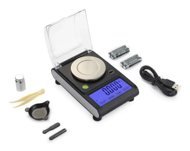 50g/0.001g Lättviktig Högprecision Mini Digital Smyckesvåg
