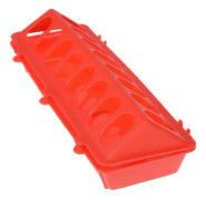 IC 1 st Plast Flip-Top fjäderfämatare Trough Feeding Chicken Animal Red
