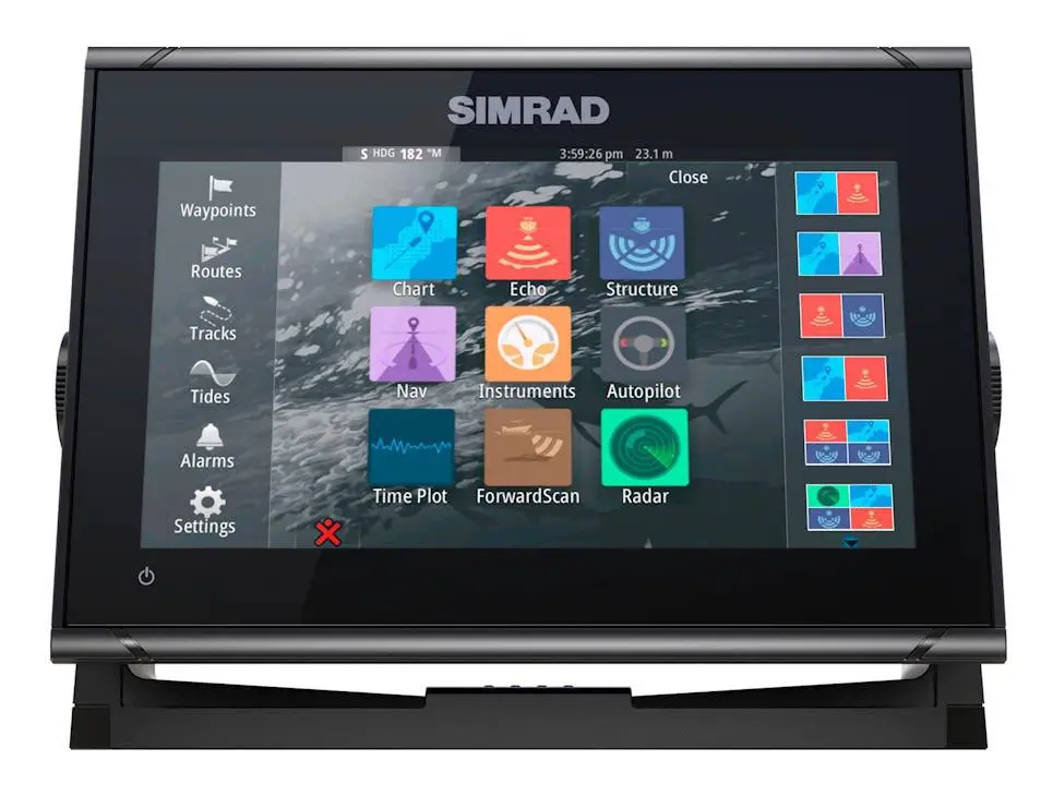 Plotter Simrad GO XSE, 9"