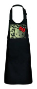 Barnförkläde 2 fickor Kök Svart Hello Kitty Kawai Söt Katt Anime Japan - High-end