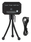 Bärbar Mini Scenljus LED Röststyrning USB-lampa Stjärnljusmönster för Barfest KTV Disco