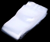 SQBB 100 st/pack Liten zip lock Återförslutningsbar genomskinlig påse Örhängepåse Vakuumgenomskinlig påse Tjocklek Slitstark