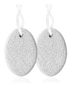 2-pack Pumice Stenar för Pedikyr - Naturlig Pumice för att Ta Bort Förhårdnader