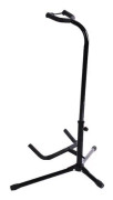 Enkelt uppr?tt f?llbart stativ Gitarrstativ Black Cherry