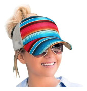 Dam Ponnytail Hög Messy Bun Mössor Distressed Baseball Caps Unco