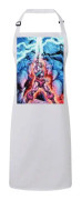 Premium vitt köksförkläde He Man and the Masters of the Universe Swords Lights