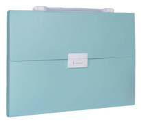 Fickor Expanderande Organizer Mapp med 4A/Letter Storlek Handhållen