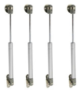 4 st mjukstängande lockstöd hydraulisk gasfjäder skåpdörr