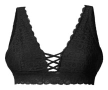 Sommar V-ringad Ärmlösa Crop Tops Causal Dam Lätt Stretchig Blommig Spets Underkläder Criss Cross Bralette Topp