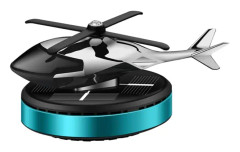 (Blå) Bil luftfräschare, roterande helikopter soldriven arom