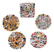 250 st Halloween Doodle Stickers Roliga Present Anime Stickers DIY Vattentäta Stickers Coola PVC Stickers