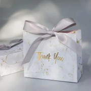 10 st Tack Party Favor Presentask Bröllop Godisask Pappers CDQ