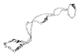 st Rostfritt stål Halsband Extender Armband Extender