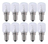 2024, 10x E14 Högtemperaturlampa 500 Grader 25w Halogen Bubbellampa