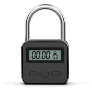 Timerlås med lcd-skärm, uppladdningsbar USB , vuxenspel, elektronisk timer