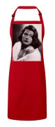 Premium Rött Köksförkläde Marlène Dietrich Skådespelerska Stjärna Foto Kändis Old Cinema Original 18