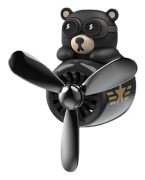 Cartoon Bear Air Pilot Automotive Air Fan Cut Out Clips Aroma Dif