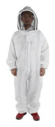 Bomull Helkropps Biodlingskläder Slöja Huva Hatt Anti-Bee Coat Special Skyddskläder Biodlingsdräkt Utrustning L