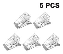 Poly Gel Quick Building Nageltips Clip Plast Transparent