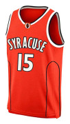 College Sports #15 Vintage broderad baskettröja för män, 90-tals Hip Hop Apparel orange-L zdq