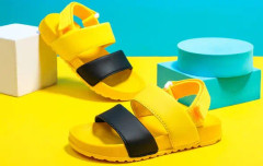 Barnstrandsandaler Sommar Baby Little Solid Sandaler