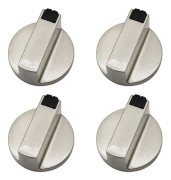 Gasspisknappar - Set om 4, 6 mm Metallugns- och Spisknappar