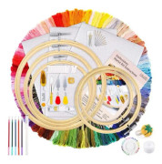 206-delad Broderi-kit, Korsstygn-kit med Instruktioner DXGHC