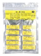 Vattentäta runda watch O-ring gummitätningsbrickor Watch Tillbehör0,7 mm