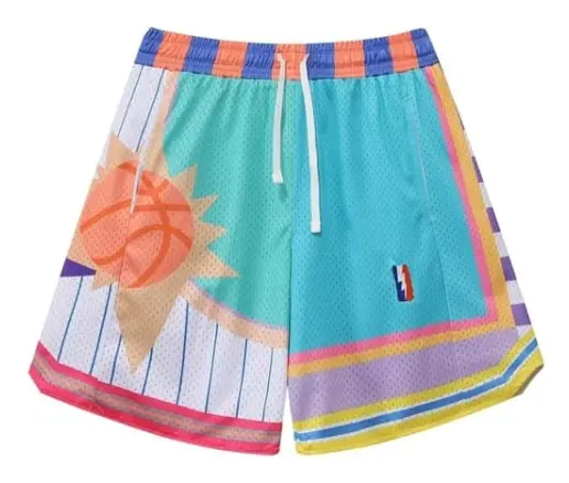 2023 Sommar Mesh Andningsbara Basketshorts Sportshorts style 2 S zdq