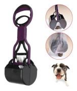 IC Hund- och katthandtag Pooper Scooper Jaw Bajs Avfallshämtning Skopa H