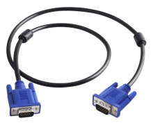 VGA till VGA-kabel 1,5 m, 15 stift 1080P Full HD SVGA/VGA hane till hane