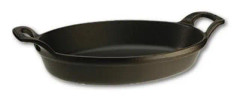 Staub Ugnsform Gjutjärn, Oval, 28 cm, Svart