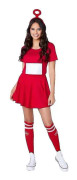 Fancy Kvinnor Teletubbies Cosplay Costume Dress Tinky Winky Anime Dipsy Laa-laa Po Cheerleading Uniform Girl Halloween Costume _oa