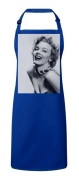Premium Köksförkläde Blå Marilyn Monroe Skådespelerska Stjärna Foto Kändis Old Cinema Original 5