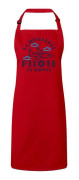 Premium rött köksförkläde Världens bästa pilot Flygplansflyg