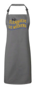 Premium Köksförkläde Lazy Grey förutom Weekend Fun Boredom Work School