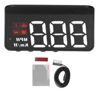 OBD2 HUD Head Up Display Vindruta Projektor Multi Larm Trötthetskörning Påminnelse