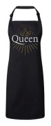 Premium Köksförkläde Svart Queen Esoteric Queen Spirit Princess