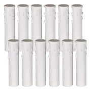 12-pack Ljusdroppshölje, 30100mm Plastljusöverdrag, Ljusöverdrag