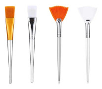 3/4 st Makeup Tools DIY Mask Brush Set Mjuk applikatorborste
