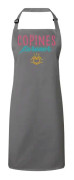 Premium Köksförkläde Grå Girlfriends Forever Heart Friend Gift