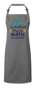 Premium grått köksförkläde Den bästa matematikläraren i World College High School Teacher