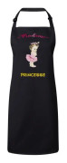 Premium Köksförkläde Svart Madam Princess Ballerina Baby Queen Söt