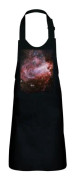 Barnförkläde 2 fickor Kök Black Messier 17 Nebula Star Galaxy Space Astronomy - High-end