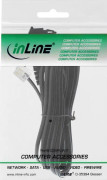 InLine - Telefonkabel - TAE-F (S) till RJ-11 (S) - 20,0 m - Svart (18920A)