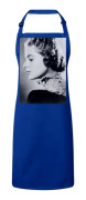 Premium Köksförkläde Blå Ingrid Bergman Foto av Star Celebrity Skådespelerska Old Cinema Original 2